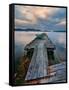 Rickety Island Dock on Saturna Island in British Columbia Canada.-James Wheeler-Framed Stretched Canvas