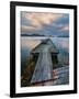 Rickety Island Dock on Saturna Island in British Columbia Canada.-James Wheeler-Framed Photographic Print