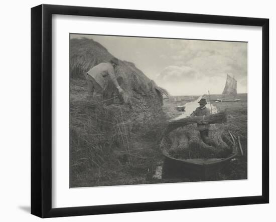 Ricking the reed-Peter Henry Emerson-Framed Giclee Print