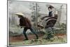 Rickshaw, Carriage of Japan, C1890-Charles Gillot-Mounted Giclee Print