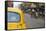 Rickshaw on the Street, Kolkata (Calcutta), West Bengal, India, Asia-Bruno Morandi-Framed Stretched Canvas