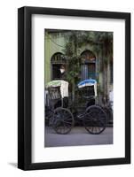 Rickshaw on the Street, Kolkata (Calcutta), West Bengal, India, Asia-Bruno Morandi-Framed Photographic Print