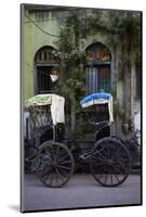 Rickshaw on the Street, Kolkata (Calcutta), West Bengal, India, Asia-Bruno Morandi-Mounted Photographic Print