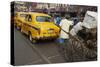 Rickshaw on the Street, Kolkata, West Bengal, India, Asia-Bruno Morandi-Stretched Canvas