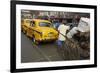 Rickshaw on the Street, Kolkata, West Bengal, India, Asia-Bruno Morandi-Framed Photographic Print