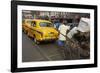 Rickshaw on the Street, Kolkata, West Bengal, India, Asia-Bruno Morandi-Framed Photographic Print