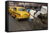 Rickshaw on the Street, Kolkata, West Bengal, India, Asia-Bruno Morandi-Framed Stretched Canvas