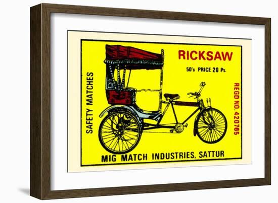 Rickshaw-null-Framed Art Print