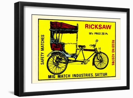 Rickshaw-null-Framed Art Print