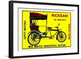 Rickshaw-null-Framed Art Print