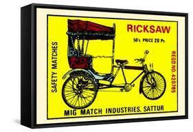 Rickshaw-null-Framed Stretched Canvas