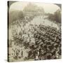 Rickshaws before Christ Church, Simla, India, June 1902-Underwood & Underwood-Stretched Canvas