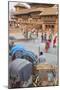 Rickshaws in Durbar Square, UNESCO World Heritage Site, Kathmandu, Nepal, Asia-Ian Trower-Mounted Photographic Print