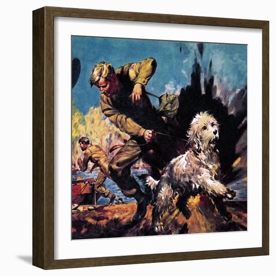 Ricky, Dog-O'-War-McConnell-Framed Giclee Print