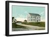 Ricky Hill Church, Amesbury-null-Framed Art Print