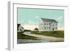 Ricky Hill Church, Amesbury-null-Framed Art Print