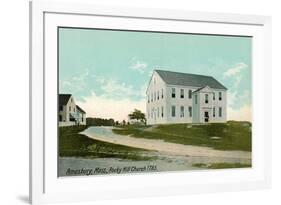 Ricky Hill Church, Amesbury-null-Framed Art Print