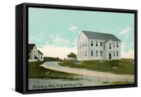 Ricky Hill Church, Amesbury-null-Framed Stretched Canvas