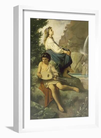 Ricordo Di Tivoli, 1868-Anselm Feuerbach-Framed Giclee Print