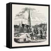 Riddarholm Church. the Riddarholmen Church-null-Framed Stretched Canvas