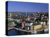 Riddarholmen, Stockholm, Sweden-Walter Bibikow-Stretched Canvas