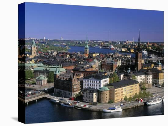 Riddarholmen, Stockholm, Sweden-Walter Bibikow-Stretched Canvas