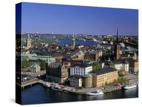 Riddarholmen, Stockholm, Sweden-Walter Bibikow-Stretched Canvas