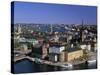 Riddarholmen, Stockholm, Sweden-Walter Bibikow-Stretched Canvas