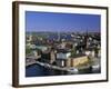 Riddarholmen, Stockholm, Sweden-Walter Bibikow-Framed Photographic Print