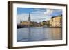 Riddarholmen with Spire of Riddarholmskyrkan (Riddarholmen Church), Stockholm, Sweden-Frank Fell-Framed Photographic Print