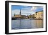 Riddarholmen with Spire of Riddarholmskyrkan (Riddarholmen Church), Stockholm, Sweden-Frank Fell-Framed Photographic Print