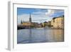 Riddarholmen with Spire of Riddarholmskyrkan (Riddarholmen Church), Stockholm, Sweden-Frank Fell-Framed Photographic Print