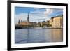 Riddarholmen with Spire of Riddarholmskyrkan (Riddarholmen Church), Stockholm, Sweden-Frank Fell-Framed Photographic Print