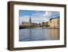 Riddarholmen with Spire of Riddarholmskyrkan (Riddarholmen Church), Stockholm, Sweden-Frank Fell-Framed Photographic Print