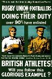 British Athletes! Will You Follow This Glorious Example?-Johnson, Riddle & Co-Art Print