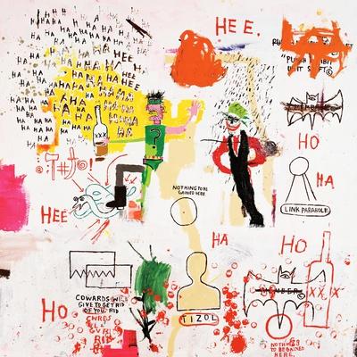 Riddle Me This Batman 1987 Giclee Print Jean Michel Basquiat Allposters Com