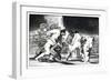 Riddle of Fury, 1819-1823-Francisco de Goya-Framed Giclee Print