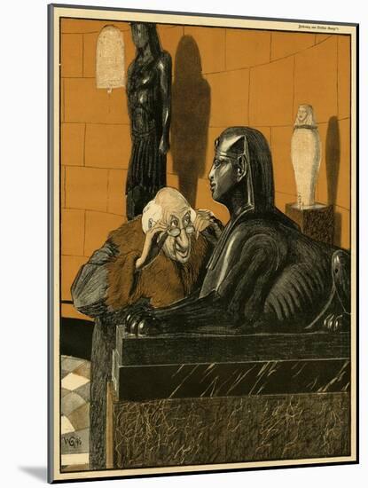 Riddle of the Sphinx-Walther Georgi-Mounted Art Print