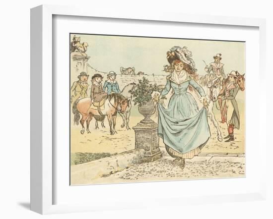 Ride a Cock Horse to Banbury Cross-Randolph Caldecott-Framed Giclee Print