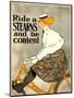 Ride a Stearns and Be Content by Edward Penfield-null-Mounted Giclee Print