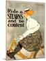 Ride a Stearns and Be Content by Edward Penfield-null-Mounted Giclee Print