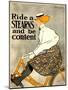 Ride a Stearns and Be Content by Edward Penfield-null-Mounted Giclee Print