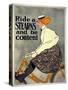 Ride a Stearns and Be Content, C.1896-Edward Penfield-Stretched Canvas