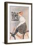 Ride a Stearns and Be Content-Edward Penfield-Framed Art Print