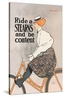 Ride a Stearns and Be Content-Edward Penfield-Stretched Canvas