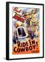 Ride 'Em Cowboy-null-Framed Art Print