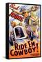 Ride 'Em Cowboy-null-Framed Stretched Canvas