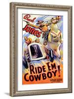 Ride 'Em Cowboy-null-Framed Art Print