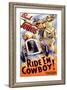 Ride 'Em Cowboy-null-Framed Art Print