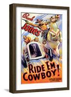 Ride 'Em Cowboy-null-Framed Art Print